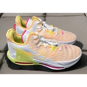 Nike LeBron Witness VI Tint Lemon Twist Basketball Shoes CZ4052-101 Men's Sz 13
